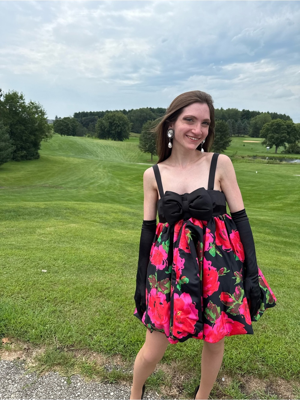 Richard Quinn floral dress